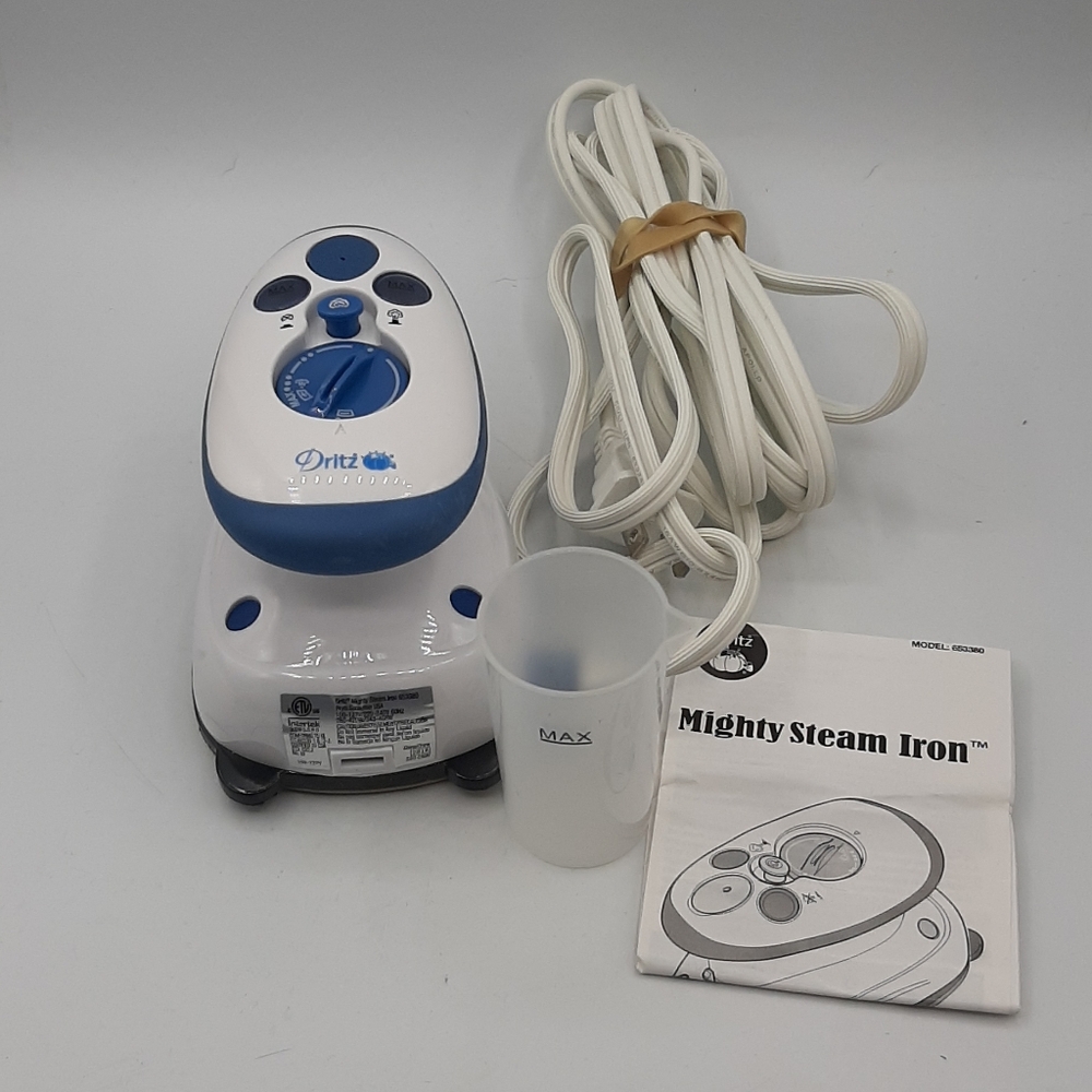 Dritz Mighty Travel Iron Non Stick Sole Plate Perfect for Quilting and Crafts